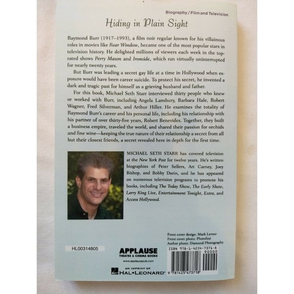 Hiding in Plain Sight: The Secret Life of Raymond Burr (Paperback or Softback) - Picture 2 of 4